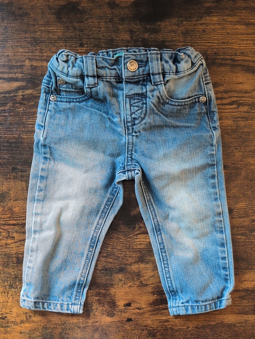 5/$25 Trois Mouton Blue Denim Jeans 12M